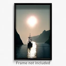 Pixel Art Poster - Black Strait (8 Bit Psychedelic Trippy Video Game Print)