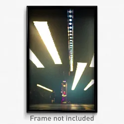 Pixel Art Poster - Made Up Chute (8 Bit Psychedelic Trippy Video Game Print)