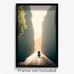 Pixel Art Poster - Clear Route (8 Bit Psychedelic Trippy Weird Video Game Print)