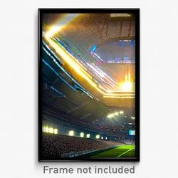Pixel Art Poster - Major Stadium (8 Bit Psychedelic Trippy Video Game Print)