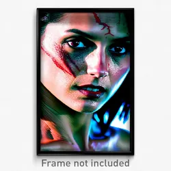Pixel Art Poster - Gorgeous Scar (8 Bit Psychedelic Trippy Video Game Print)