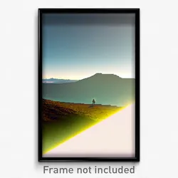 Pixel Art Poster - Vast Ridge (8 Bit Psychedelic Trippy Weird Video Game Print)