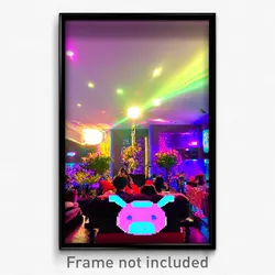 Pixel Art Poster - Plush Cdmx (8 Bit Psychedelic Trippy Weird Video Game Print)