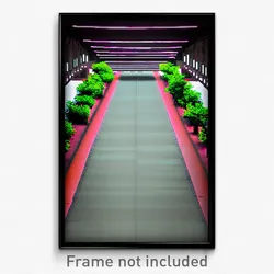 Pixel Art Poster - Thick Walkway (8 Bit Psychedelic Trippy Video Game Print)