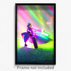 Pixel Art Poster - Pretty Vicarge (8 Bit Psychedelic Trippy Video Game Print)
