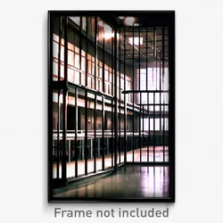 Pixel Art Poster - Stunning Prison (8 Bit Psychedelic Trippy Video Game Print)
