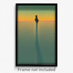 Pixel Art Poster - Sweet Flood Plain (8 Bit Psychedelic Trippy Video Game Print)