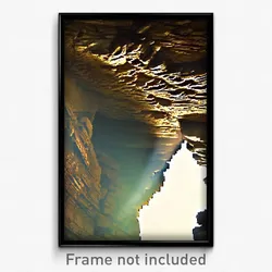 Pixel Art Poster - Ancient Crack (8 Bit Psychedelic Trippy Video Game Print)