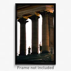 Pixel Art Poster - Noted Rome (8 Bit Psychedelic Trippy Weird Video Game Print)