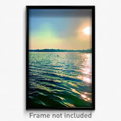 Pixel Art Poster - Admired Backwater (8 Bit Psychedelic Trippy Video Game Print)