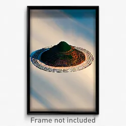 Pixel Art Poster - Unwelcoming Motte (8 Bit Psychedelic Trippy Video Game Print)