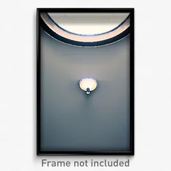 Pixel Art Poster - Circular Mount (8 Bit Psychedelic Trippy Video Game Print)