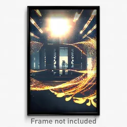 Pixel Art Poster - Clear Forgeworks (8 Bit Psychedelic Trippy Video Game Print)