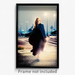 Pixel Art Poster - Unsightly Thoroughfare (8 Bit Psychedelic Video Game Print)