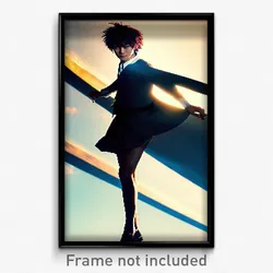 Pixel Art Poster - Gracious Kame (8 Bit Psychedelic Trippy Video Game Print)