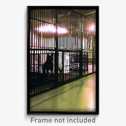 Pixel Art Poster - Steel Kennel (8 Bit Psychedelic Trippy Video Game Print)