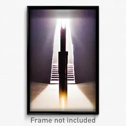 Pixel Art Poster - Empty Slit (8 Bit Psychedelic Trippy Weird Video Game Print)