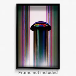 Pixel Art Poster - Marvelous Tube (8 Bit Psychedelic Trippy Video Game Print)