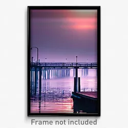 Pixel Art Poster - Spotless Wharf (8 Bit Psychedelic Trippy Video Game Print)