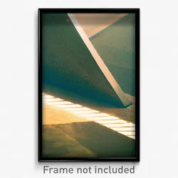 Pixel Art Poster - Triangular Channel (8 Bit Psychedelic Video Game Print)