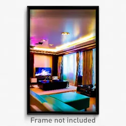 Pixel Art Poster - Captivating Entertainment Room (8 Bit Video Game Print)