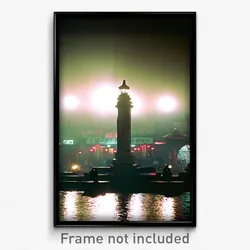 Pixel Art Poster - Infamous Canton (8 Bit Psychedelic Trippy Video Game Print)