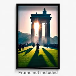 Pixel Art Poster - Admirable Principality (8 Bit Psychedelic Video Game Print)