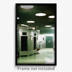 Pixel Art Poster - Agitated Boiler Room (8 Bit Psychedelic Video Game Print)