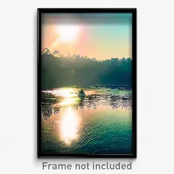 Pixel Art Poster - Magnificent Backwater (8 Bit Psychedelic Video Game Print)