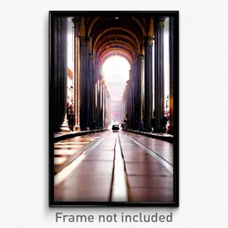 Pixel Art Poster - Spectacular Thoroughfare (8 Bit Psychedelic Video Game Print)