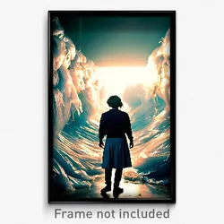 Pixel Art Poster - Thick Plastic (8 Bit Psychedelic Trippy Video Game Print)