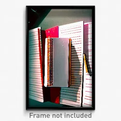Pixel Art Poster - Gorgeous Notebook (8 Bit Psychedelic Trippy Video Game Print)