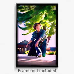 Pixel Art Poster - Evergreen Warren (8 Bit Psychedelic Trippy Video Game Print)