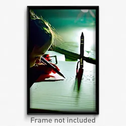 Pixel Art Poster - Strange Pen (8 Bit Psychedelic Trippy Weird Video Game Print)