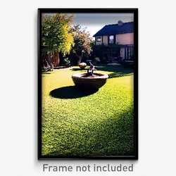 Pixel Art Poster - Stupendous Yard (8 Bit Psychedelic Trippy Video Game Print)