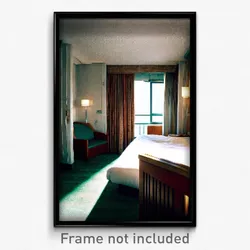 Pixel Art Poster - Worn Hotel Room (8 Bit Psychedelic Trippy Video Game Print)