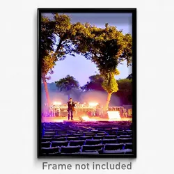 Pixel Art Poster - Meek Amphitheatre (8 Bit Psychedelic Trippy Video Game Print)
