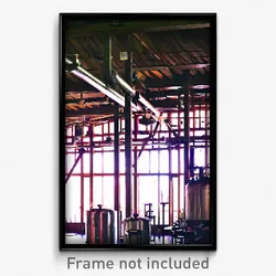 Pixel Art Poster - Unnatural Brewery (8 Bit Psychedelic Trippy Video Game Print)