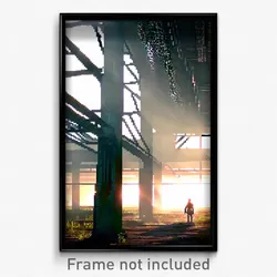 Pixel Art Poster - Steel Fen (8 Bit Psychedelic Trippy Weird Video Game Print)