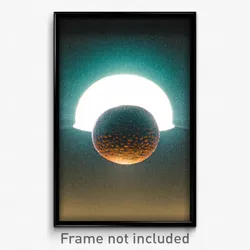 Pixel Art Poster - Spherical Morass (8 Bit Psychedelic Trippy Video Game Print)