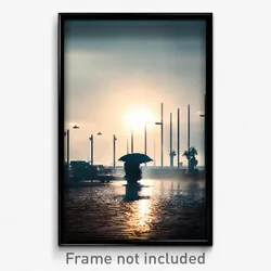 Pixel Art Poster - Meager Hurricane (8 Bit Psychedelic Trippy Video Game Print)