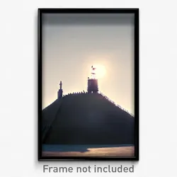 Pixel Art Poster - Unimaginable Mound (8 Bit Psychedelic Video Game Print)