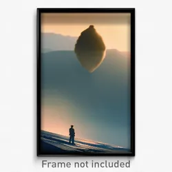 Pixel Art Poster - Thoughtful Plateau (8 Bit Psychedelic Video Game Print)
