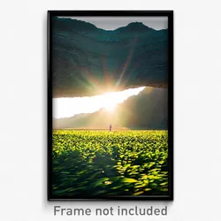 Pixel Art Poster - Unnatural Karst (8 Bit Psychedelic Trippy Video Game Print)