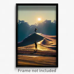 Pixel Art Poster - Esteemed Bend (8 Bit Psychedelic Trippy Video Game Print)