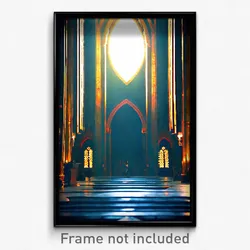 Pixel Art Poster - Tremendous Chantry (8 Bit Psychedelic Video Game Print)