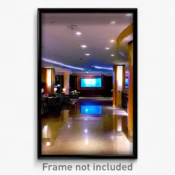 Pixel Art Poster - Unsightly Hotel Lobby (8 Bit Psychedelic Video Game Print)