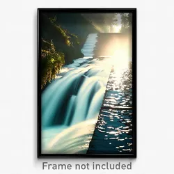 Pixel Art Poster - Cold Rill (8 Bit Psychedelic Trippy Weird Video Game Print)