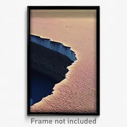 Pixel Art Poster - Warped Crack (8 Bit Psychedelic Trippy Video Game Print)