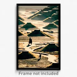 Pixel Art Poster - Different Trenches (8 Bit Psychedelic Video Game Print)